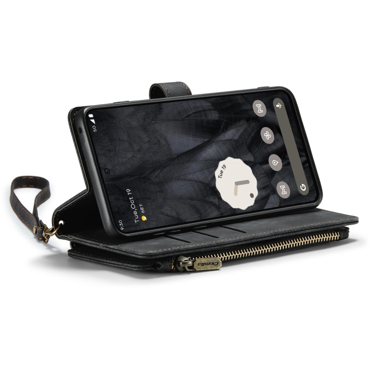 For Google Pixel 8 Pro CaseMe C30 Multifunctional Leather Phone Case(Black) - free shipping - PMC Jewellery - Order now!