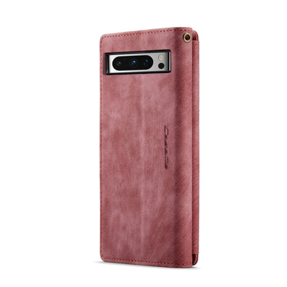 For Google Pixel 8 Pro CaseMe C30 Multifunctional Leather Phone Case(Red) - Google Cases by CaseMe | Online Shopping South Africa | PMC Jewellery | Buy Now Pay Later Mobicred