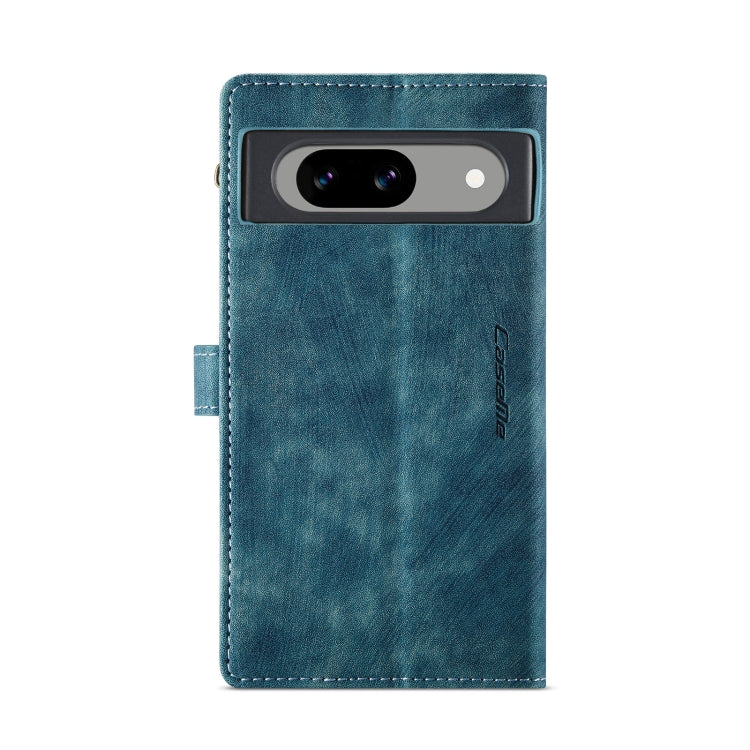 For Google Pixel 8a CaseMe C30 Multifunctional Leather Phone Case(Blue) - Google Cases by CaseMe | Online Shopping South Africa | PMC Jewellery | Buy Now Pay Later Mobicred