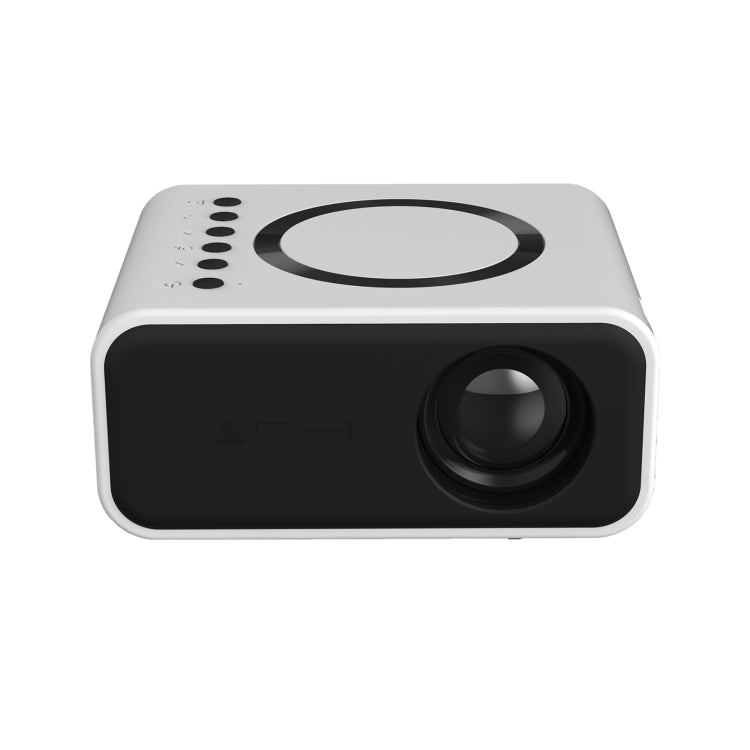 T300S 320x240 24ANSI Lumens Mini LCD Projector Supports Wired & Wireless Same Screen, Specification:UK Plug(White) - Mini Projector by PMC Jewellery | Online Shopping South Africa | PMC Jewellery | Buy Now Pay Later Mobicred