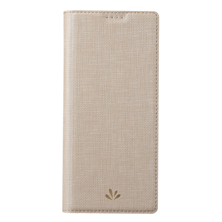 For Sharp Aquos Wish 3 ViLi DMX Series Shockproof TPU + PU Leather Magnetic Attraction Horizontal Flip Case(Gold) - free shipping - PMC Jewellery - Order now!