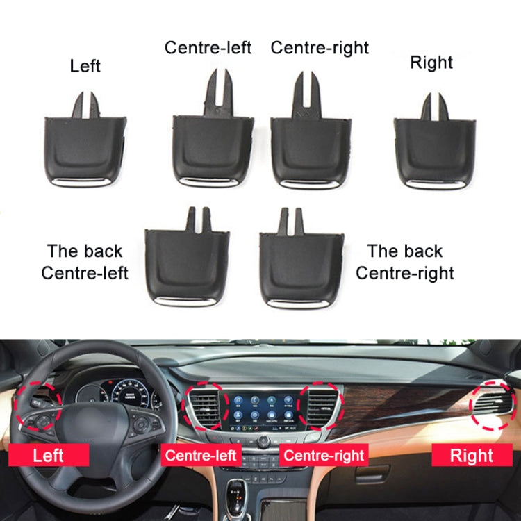 For Buick LaCrosse 2016-2021 Left-hand Drive Car Air Conditioning Air Outlet Paddle 26680098, Type:Front Row Middle Left Side - free shipping - PMC TechLife - Order now!