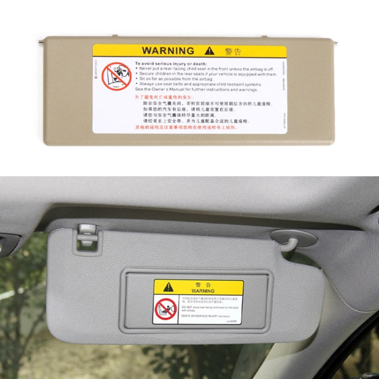 For Buick / Chevrolet Left-hand Drive Car Sun Visor Makeup Mirror 23196443(Dark Beige) - free shipping - PMC TechLife - Order now!