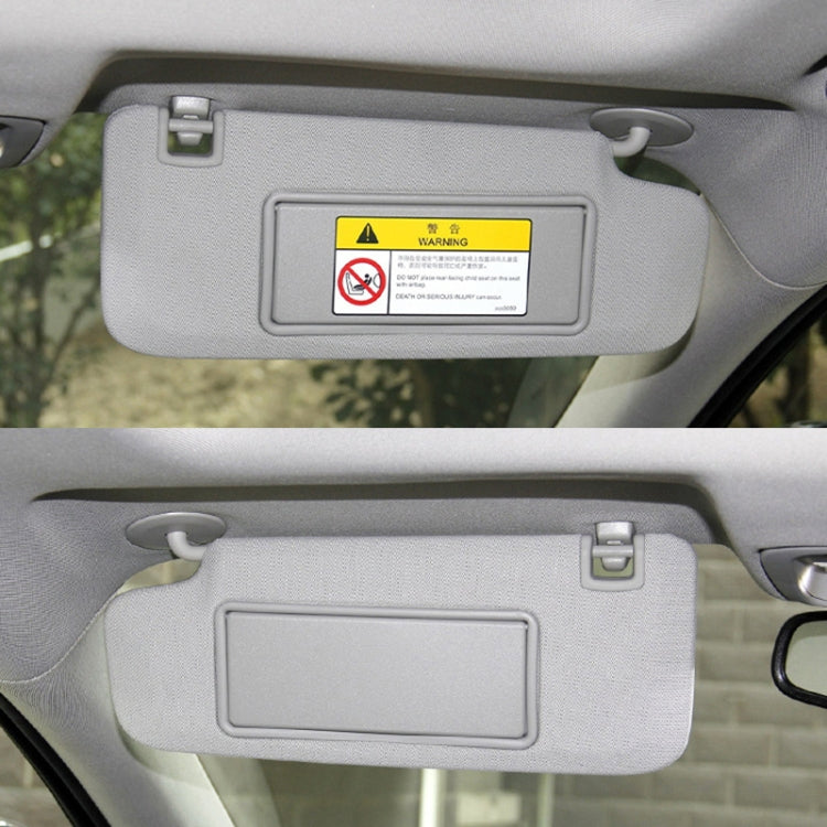 For Buick / Chevrolet Left-hand Drive Car Sun Visor Makeup Mirror 23196443(Light Beige) - Sunglasses & Glasses Clips by PMC TechLife | Online Shopping South Africa | PMC TechLife | Buy Now Pay Later Mobicred