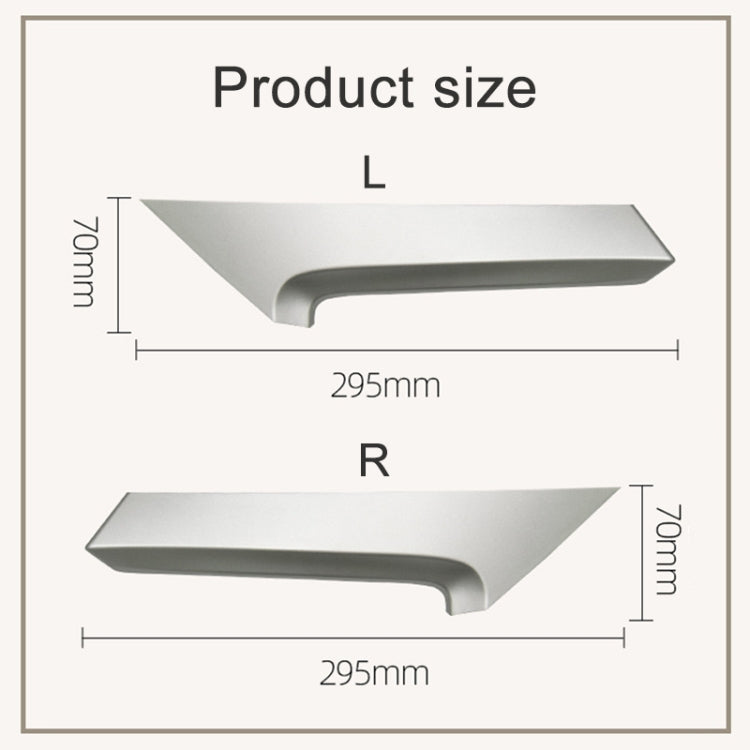For Toyota Camry 2006-2011 Left-hand Drive Car Door Inside Handle Cover 74646-06080, Type:Right Front(Matte) - Door Handles by PMC TechLife | Online Shopping South Africa | PMC TechLife | Buy Now Pay Later Mobicred