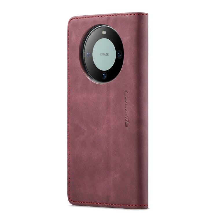 For Huawei Mate 60 CaseMe 013 Multifunctional Horizontal Flip Leather Phone Case(Wine Red) - Huawei Cases by CaseMe | Online Shopping South Africa | PMC Jewellery | Buy Now Pay Later Mobicred