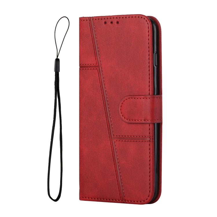 For Xiaomi Redmi K70 / K70 Pro Stitching Calf Texture Buckle Leather Phone Case(Red) - K70 Pro Cases by PMC Jewellery | Online Shopping South Africa | PMC Jewellery | Buy Now Pay Later Mobicred