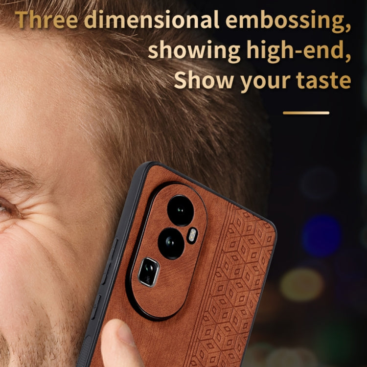 For OPPO A2 Pro 5G AZNS 3D Embossed Skin Feel Phone Case(Black) - A2 Pro Cases by AZNS | Online Shopping South Africa | PMC TechLife | Buy Now Pay Later Mobicred