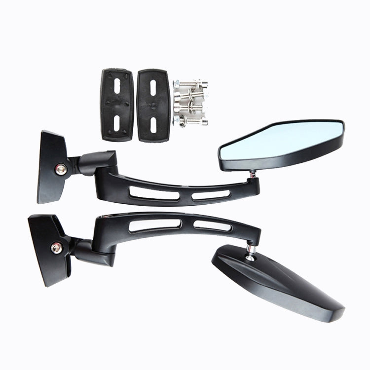 1Pair SF-062 Motorcycle Modified Rearview Mirror Reflective Mirror(Plating Silver) - Side Mirrors by PMC TechLife | Online Shopping South Africa | PMC TechLife | Buy Now Pay Later Mobicred