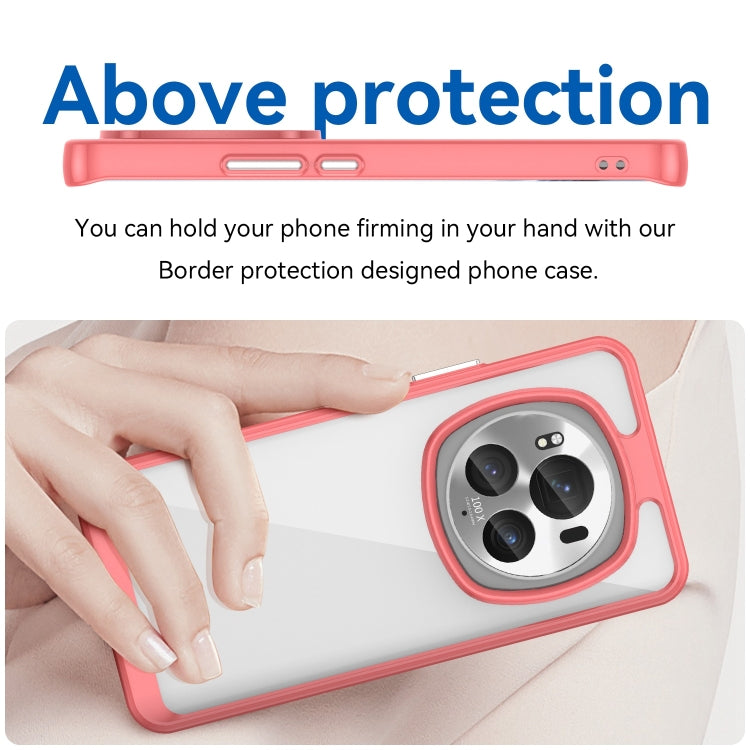 For Honor Magic6 Pro 5G Colorful Series Acrylic Hybrid TPU Phone Case(Red) - Honor Cases by PMC TechLife | Online Shopping South Africa | PMC TechLife | Buy Now Pay Later Mobicred