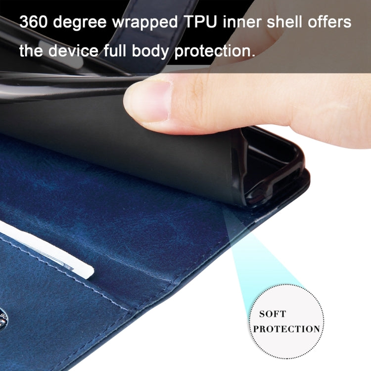 For Google Pixel 9 Pro Fashion Calf Texture Zipper Leather Phone Case(Blue) - Google Cases by PMC TechLife | Online Shopping South Africa | PMC TechLife | Buy Now Pay Later Mobicred