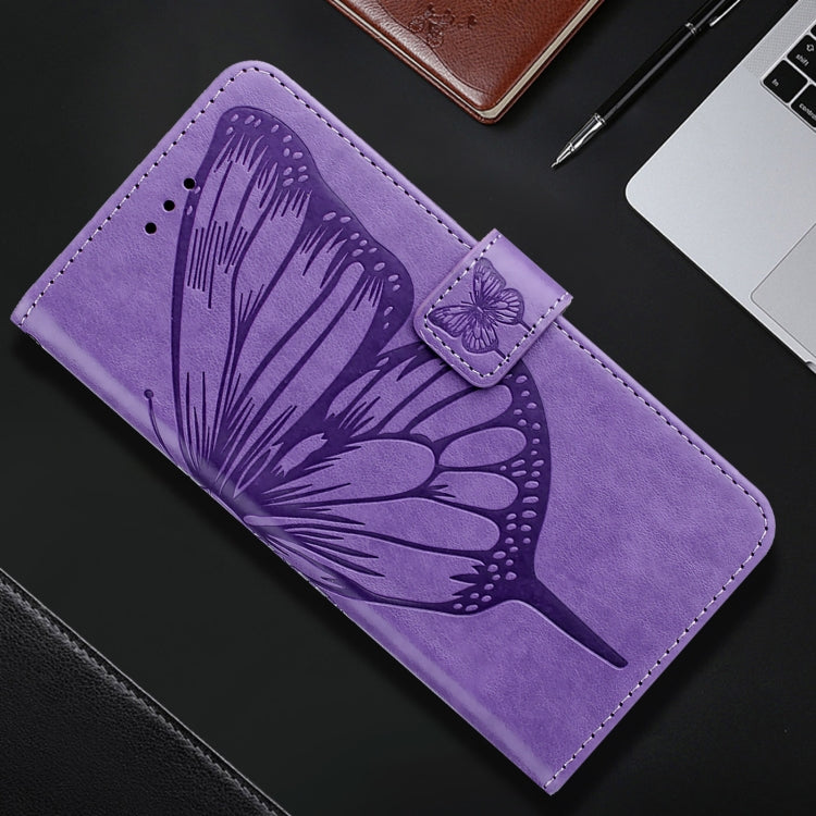 For iPhone 16e Embossed Butterfly Leather Phone Case(Light Purple) - free shipping - PMC TechLife - Order now!