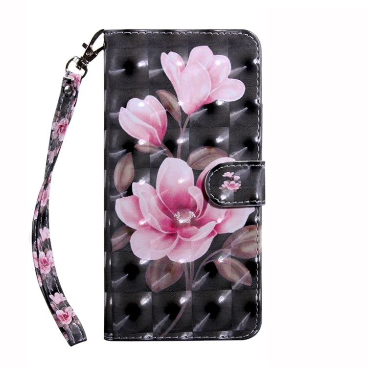 For Google Pixel 9 3D Painted Pattern Leather Phone Case(Pink Flower) - Google Cases by PMC TechLife | Online Shopping South Africa | PMC TechLife | Buy Now Pay Later Mobicred