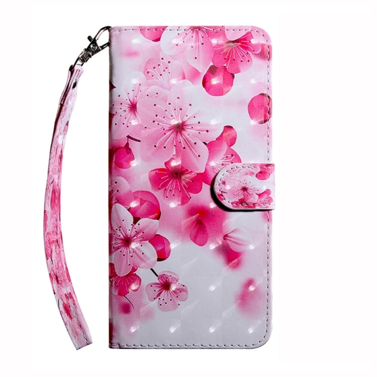 For Google Pixel 9 Pro 3D Painted Pattern Leather Phone Case(Red Flower) - Google Cases by PMC TechLife | Online Shopping South Africa | PMC TechLife | Buy Now Pay Later Mobicred
