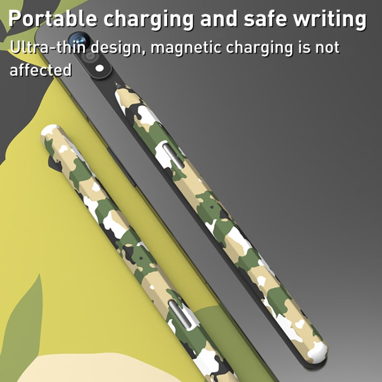 For Samsung Galaxy Tab S7 LOVE MEI Camouflage Silicone Protective Pen Case(Green) - Pencil Accessories by LOVE MEI | Online Shopping South Africa | PMC TechLife | Buy Now Pay Later Mobicred