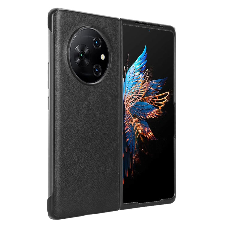 For Tecno Phantom V Fold Litchi Texture Back Cover Phone Case(Black) - free shipping - PMC TechLife - Order now!