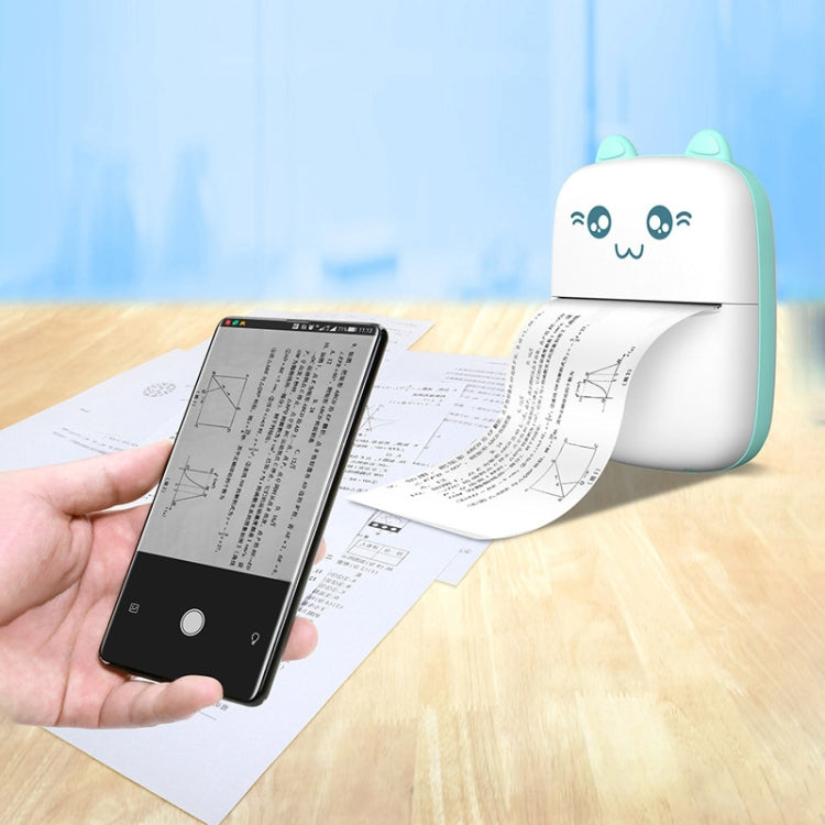 C9 Mini Bluetooth Wireless Thermal Printer With 5 Papers & 5 Sticker Papers(Blue) - Receipt Printers by PMC Jewellery | Online Shopping South Africa | PMC Jewellery | Buy Now Pay Later Mobicred