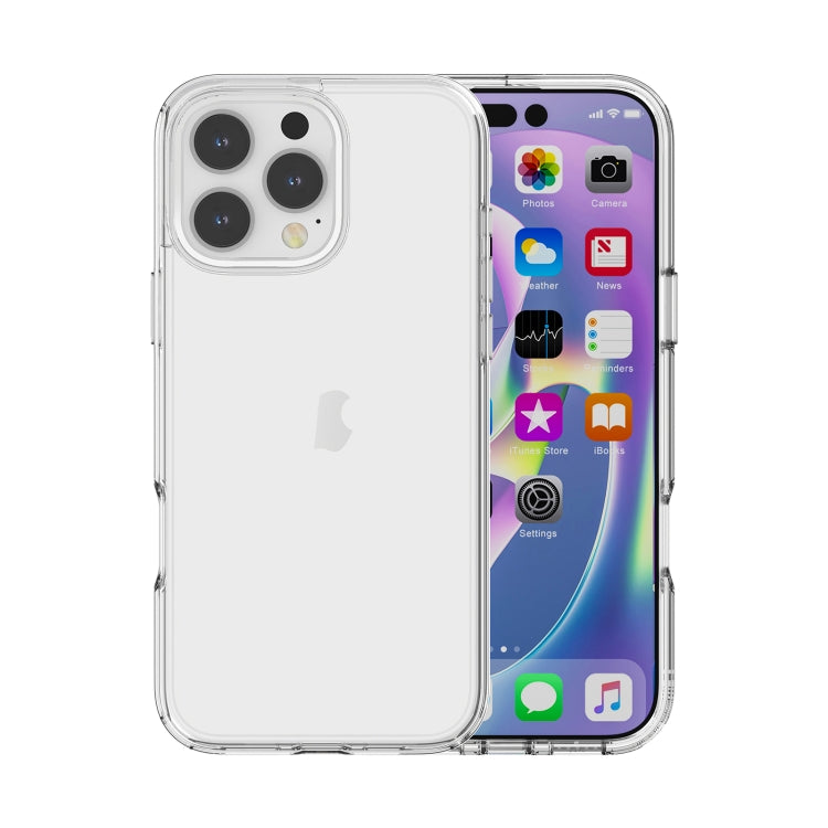 For iPhone 16 Pro Shockproof Terminator Transparent Phone Case(Transparent) - free shipping - PMC TechLife - Order now!