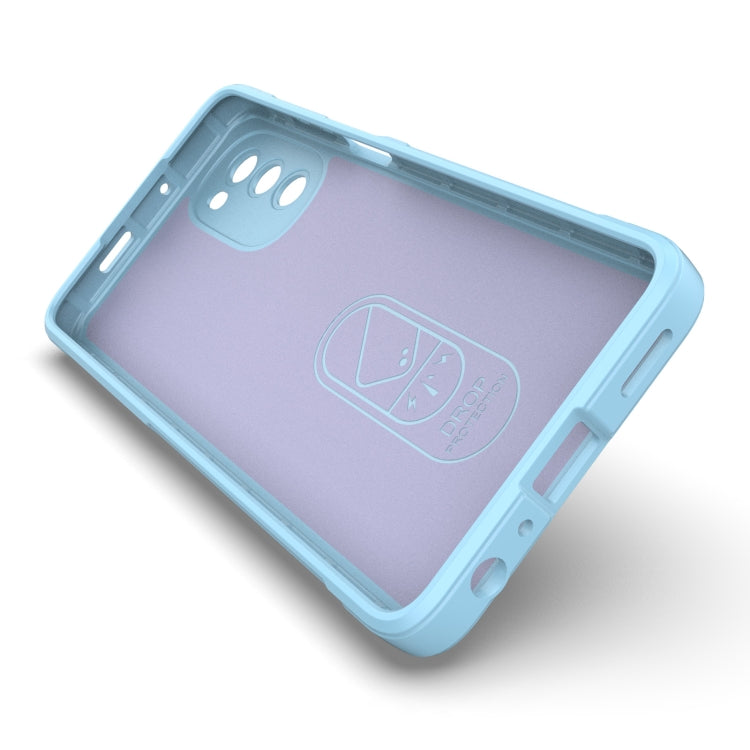 For Motorola Moto G62 5G Magic Shield TPU + Flannel Phone Case(Light Blue) - free shipping - PMC TechLife - Order now!