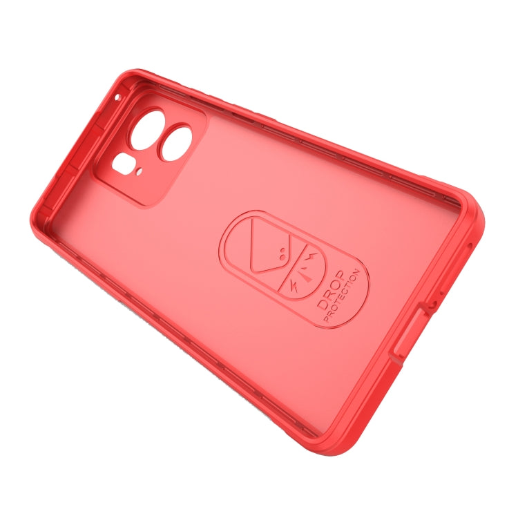 For Motorola Edge 40 5G Magic Shield TPU + Flannel Phone Case(White) - Motorola Cases by PMC TechLife | Online Shopping South Africa | PMC TechLife | Buy Now Pay Later Mobicred