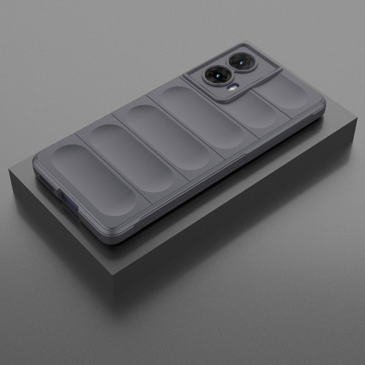 For Motorola Moto G85 5G Global Magic Shield TPU + Flannel Phone Case(Dark Grey) - free shipping - PMC TechLife - Order now!