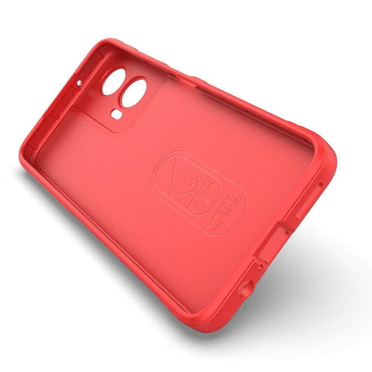 For Motorola Moto G35 5G Global Magic Shield TPU + Flannel Phone Case(Grey) - free shipping - PMC TechLife - Order now!