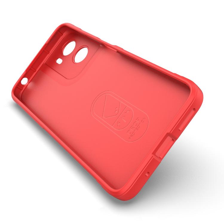 For Motorola Moto G05 4G / E15 Magic Shield TPU + Flannel Phone Case(Wine Red) - free shipping - PMC TechLife - Order now!