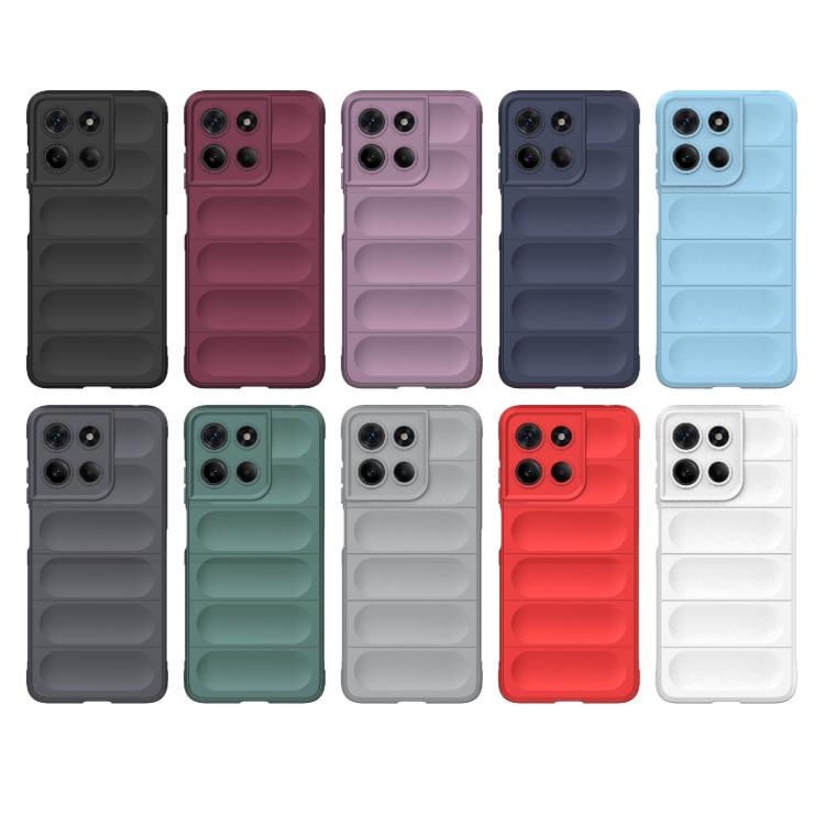 For Motorola Moto G15 4G Global Magic Shield TPU + Flannel Phone Case(Red) - free shipping - PMC TechLife - Order now!