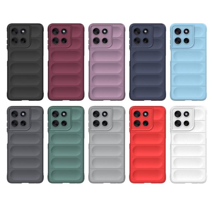 For Motorola Moto G56 5G Magic Shield TPU + Flannel Phone Case(Dark Blue) - free shipping - PMC TechLife - Order now!