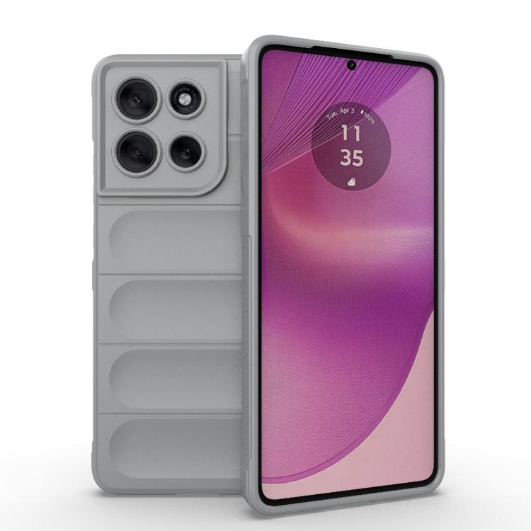 For Motorola Moto G86 5G Magic Shield TPU + Flannel Phone Case(Grey) - free shipping - PMC TechLife - Order now!