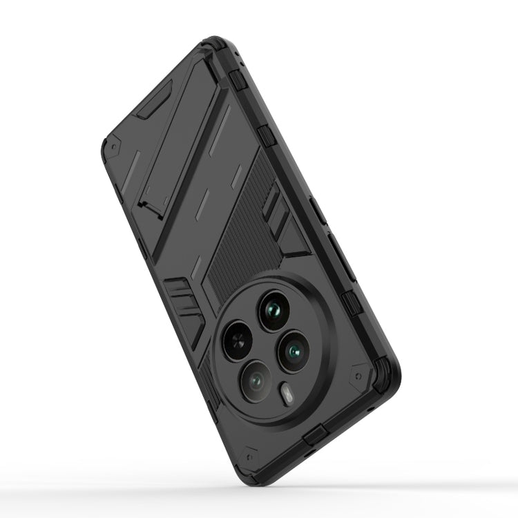For Realme 12 Pro 5G Global Punk Armor 2 in 1 PC + TPU Phone Case with Holder(Black) - free shipping - PMC TechLife - Order now!