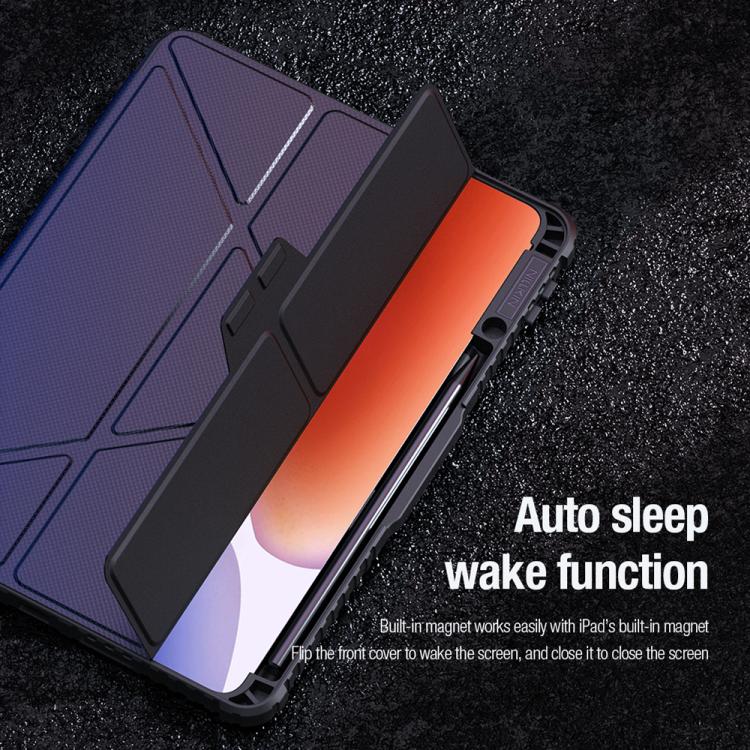 For Xiaomi Pad 7 / Pad 7 Pro NILLKIN Bumper Pro Camshield Tablet Leather Case(Black) - More Tablet Cases by NILLKIN | Online Shopping South Africa | PMc TechLife | Buy Now Pay Later Mobicred