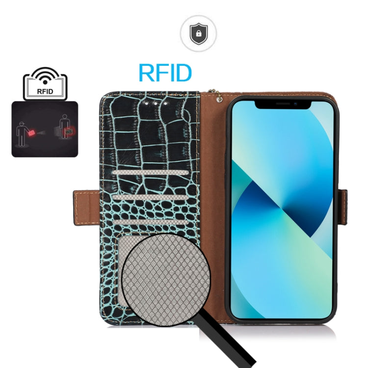 For OnePlus Nord 4 Crocodile Top Layer Cowhide Leather Phone Case(Green) - free shipping - PMC TechLife - Order now!