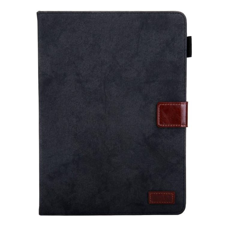 For Amazon Fire Max 11 2023 Cloth Texture Leather Smart Tablet Case(Black) - Amazon by PMC TechLife | Online Shopping South Africa | PMC TechLife | Buy Now Pay Later Mobicred