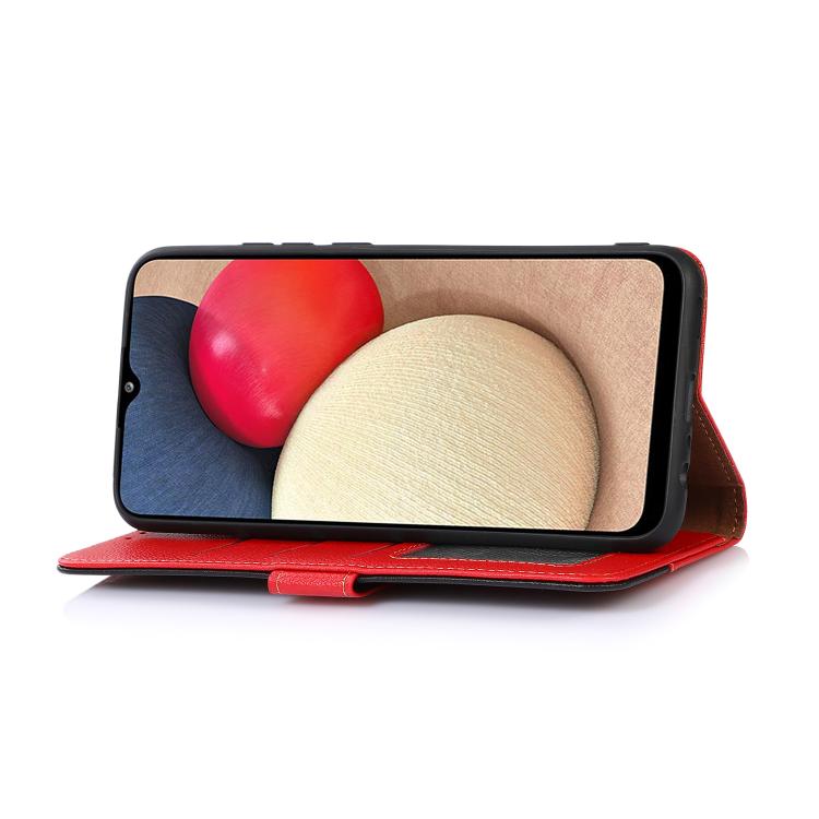 For iPhone 17 KHAZNEH Litchi Texture Leather RFID Phone Case(Red) - free shipping - PMc TechLife - Order now!