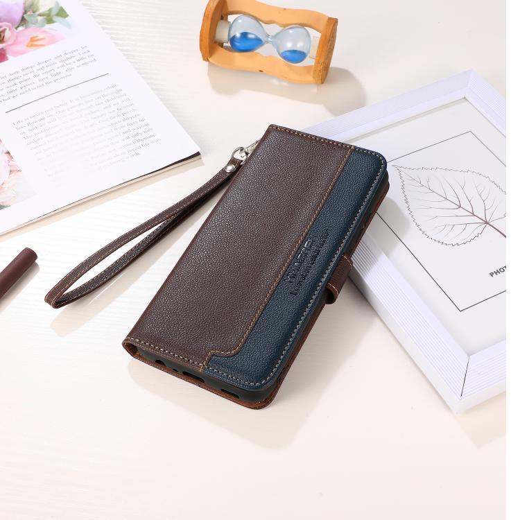 For iPhone 17 Pro Max KHAZNEH Litchi Texture Leather RFID Phone Case(Brown) - free shipping - PMc TechLife - Order now!