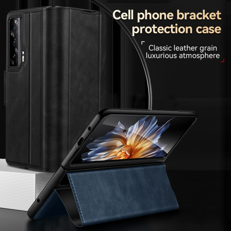 For Honor Magic Vs SULADA All-inclusive Magnetic Snap Flip Leather Phone Case(Black) - free shipping - PMC TechLife - Order now!