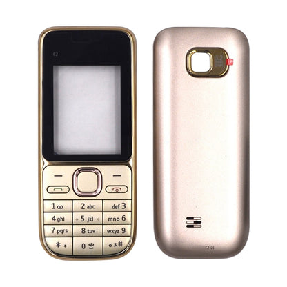 For Nokia c2-01 Full Housing Cover(Gold) - Full Housing Cover by PMC Jewellery | Online Shopping South Africa | PMC Jewellery