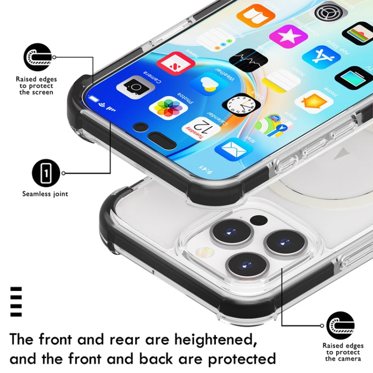 For iPhone 16e Acrylic Magsafe Magnetic Shockproof Phone Case(Blue) - iPhone 16e Cases by PMC TechLife | Online Shopping South Africa | PMC TechLife | Buy Now Pay Later Mobicred