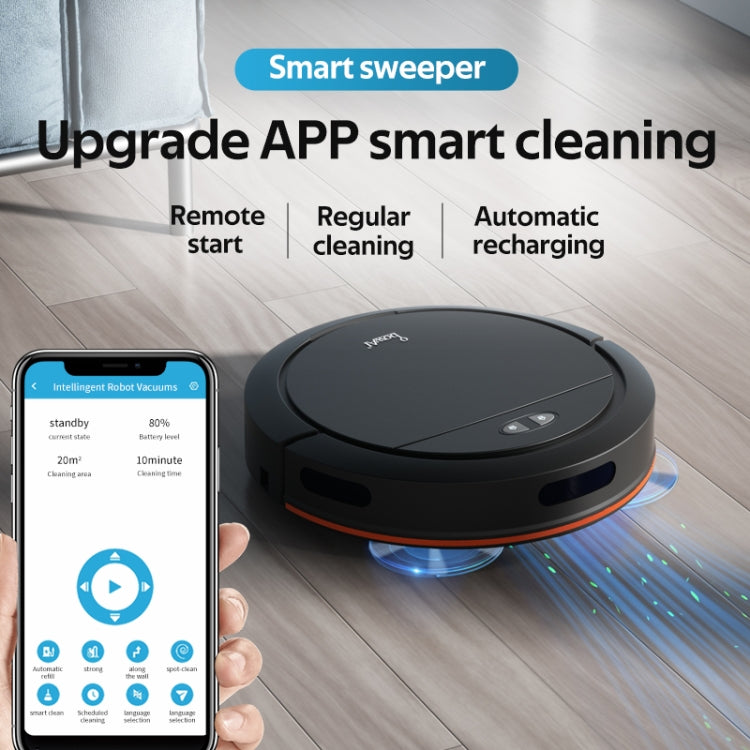 OB16 Mini Vacuum Cleaner Intelligent Sweeping Robot(Black) - Robot Vacuum Cleaner by PMC TechLife | Online Shopping South Africa | PMC TechLife | Buy Now Pay Later Mobicred