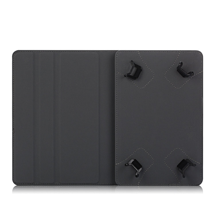 For 7-8 inch Marble Cloth Texture Horizontal Flip Universal Tablet PC Leather Case with Pen Slot & Holder(Grey) - 8 inch by PMC TechLife | Online Shopping South Africa | PMC TechLife | Buy Now Pay Later Mobicred
