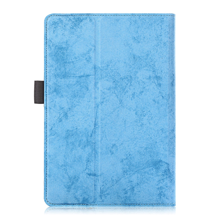 For 7-8 inch Marble Cloth Texture Horizontal Flip Universal Tablet PC Leather Case with Pen Slot & Holder(Sky Blue) - 8 inch by PMC TechLife | Online Shopping South Africa | PMC TechLife | Buy Now Pay Later Mobicred