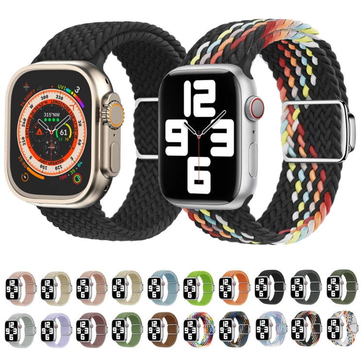 For Apple Watch Ultra 2 49mm Nylon Loop Magnetic Buckle Watch Band(Light Grey) - free shipping - PMC Jewellery - Order now!