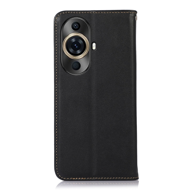 For Huawei Nova 11 Pro / 11 Ultra KHAZNEH Nappa Top Layer Cowhide Leather Phone Case(Black) - Huawei Cases by PMC TechLife | Online Shopping South Africa | PMC TechLife | Buy Now Pay Later Mobicred