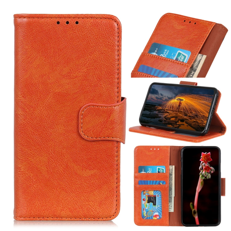 For Honor X9b/X50 5G/Magic6 Lite 5G Nappa Texture Flip Leather Phone Case(Orange) - Honor Cases by PMC TechLife | Online Shopping South Africa | PMC TechLife | Buy Now Pay Later Mobicred