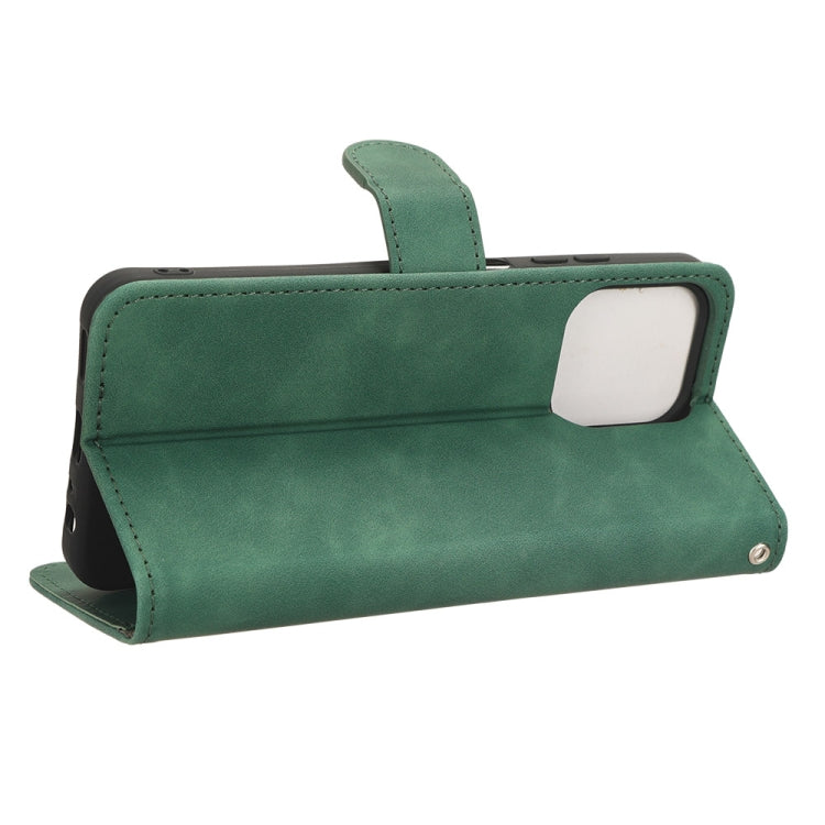 For Ulefone Note 16 Pro Skin Feel Magnetic Flip Leather Phone Case(Green) - free shipping - PMC Jewellery - Order now!