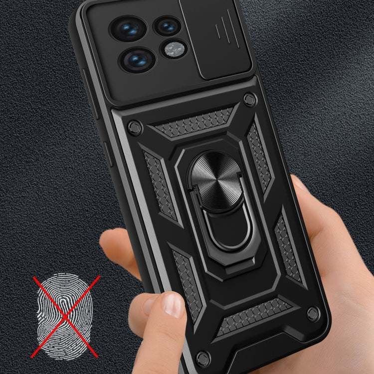For Motorola Edge 40 Pro Sliding Camera Cover Design TPU+PC Phone Case(Black) - free shipping - PMC TechLife - Order now!
