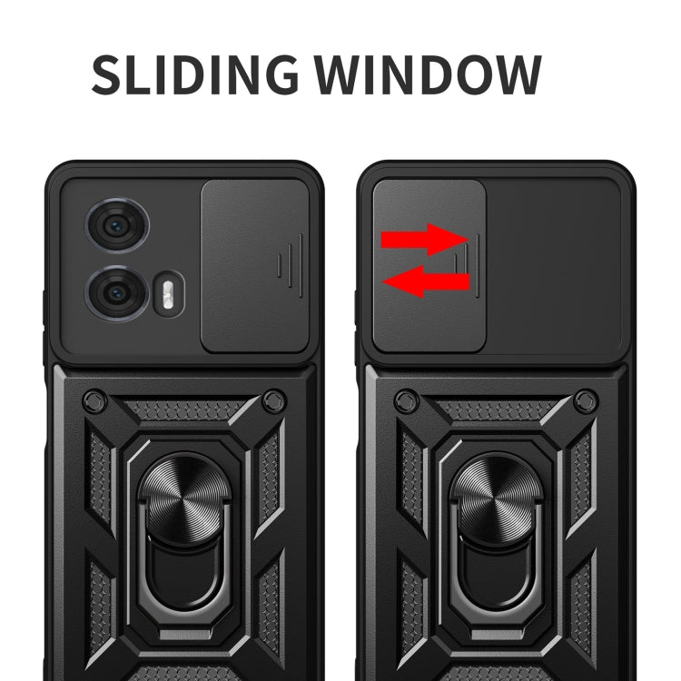 For Motorola Edge 50 Fusion Sliding Camera Cover Design TPU+PC Phone Case(Red) - free shipping - PMC TechLife - Order now!