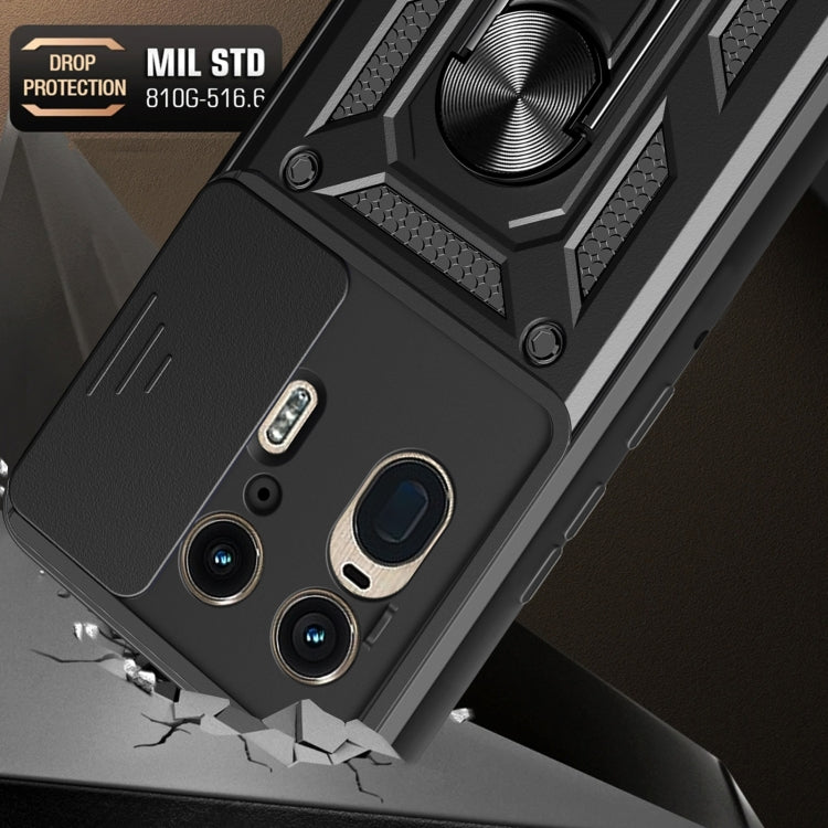 For Motorola Edge 50 Ultra Sliding Camera Cover Design TPU+PC Phone Case(Gold) - free shipping - PMC TechLife - Order now!