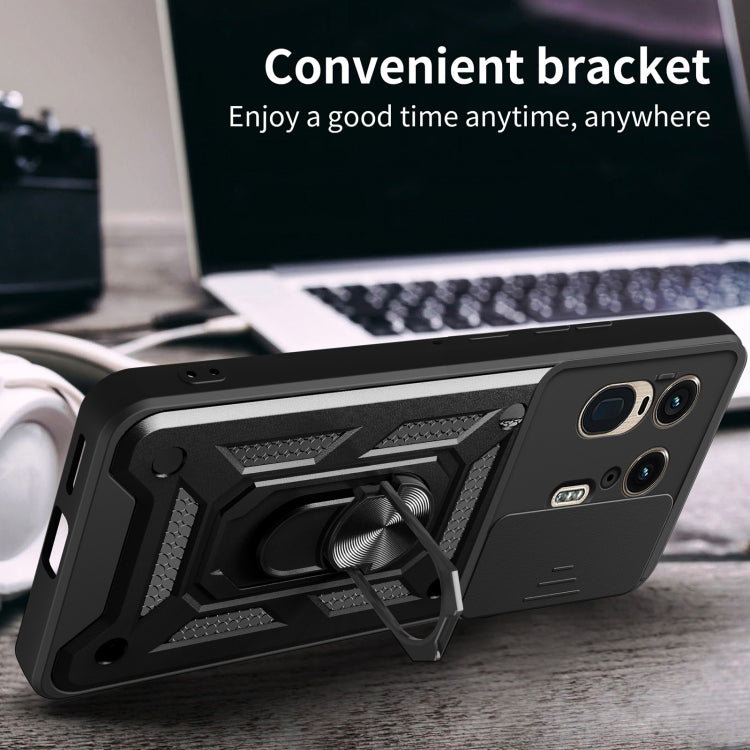 For Motorola Edge 50 Ultra Sliding Camera Cover Design TPU+PC Phone Case(Gold) - free shipping - PMC TechLife - Order now!